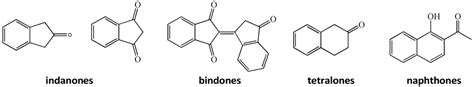 Novel Fluorinated Indanone, Tetralone and Naphthone Derivatives ...