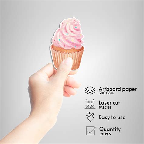 Cupcake Toppers | Candyland Theme – Ezyprints Studio