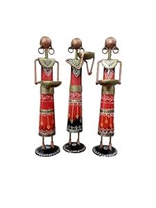 Buy Jellify Handicraft Wonder Metal Rajasthani Kalbelia Tea Light Doll ...