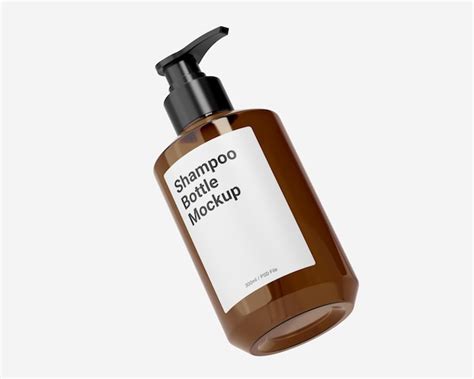 Cosmetic spray pump bottle mockup | Premium PSD