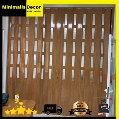 Jual pvc folding door akrilik pintu lipat minimalis - Kab. Bandung ...