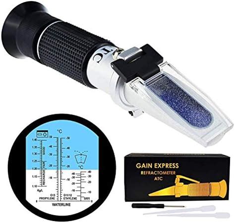 Gain Express 5-in-1 Automotive Battery Antifreeze Refractometer ATC for ...