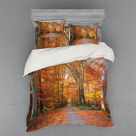 Ambesonne Fall Duvet Cover Set | Wayfair