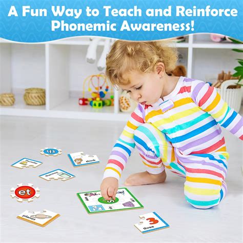 Snapklik.com : Phonics Puzzle, Rhyming Games Phonics Games Flash Cards ...