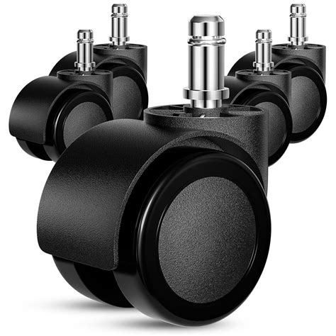Office Chair Wheels Replacement 5 Pcs 2 Inch Office Chair | Desertcart ...