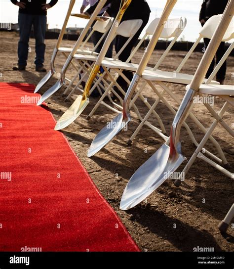 Breaking the ground ceremony hi-res stock photography and images - Alamy