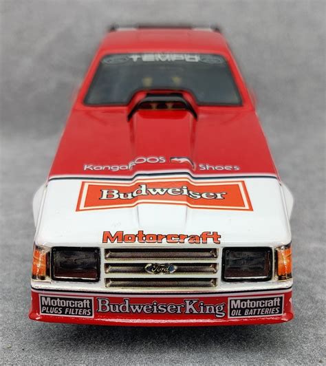 Mongram Kenny Bernstein “Budweiser King” Ford Tempo Funny Car Built Kit - Spotlight Hobbies