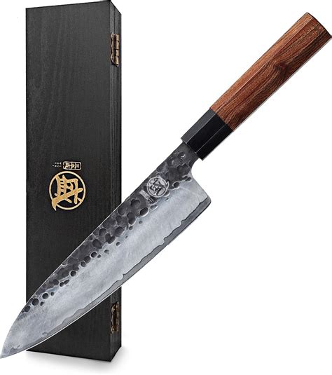 Amazon.com: 8-Inch Japanese Chef Knife – VG-10 Damascus Steel, High ...
