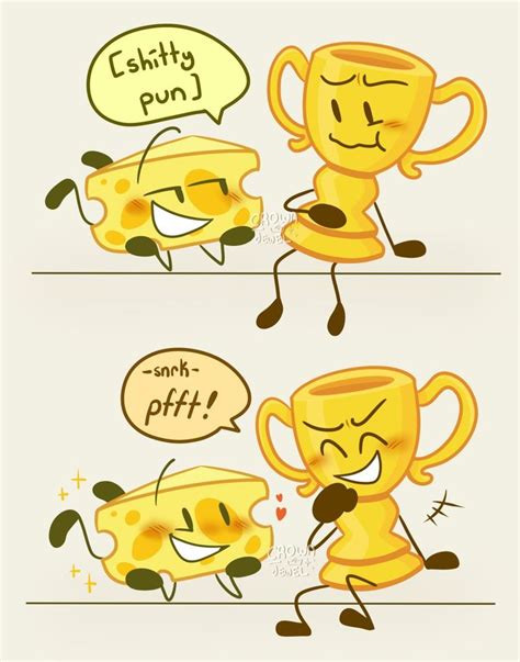 Inanimate insanity Cheesy x Trophy