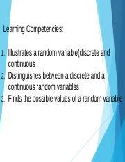 Image result for Discrete and Continuous Random Variable Poster