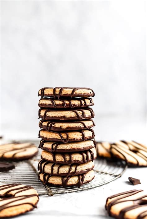 Healthy Fudge Striped Shortbread Cookies | Ambitious Kitchen | Recipe ...