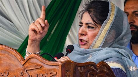 Delhi blast: Mehbooba Mufti slams Centre, says Kashmir's troubles ...