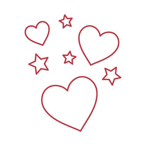 Red heart outline Images - Free Download on Freepik