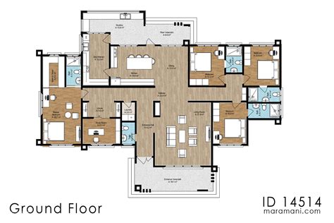 Modern 4 Bedroom House Blueprints 4 BEDROOM HOUSE PLAN | WITH FLOOR