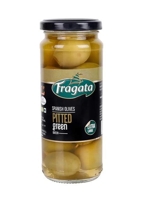 Buy Fragata Pitted Green Spanish Olives 340g – Zesty Mediterranean Snack