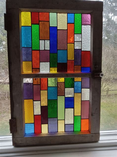 Stained Glass/old Window Frame - Etsy
