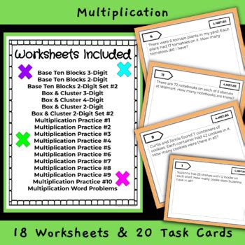 Box Method Math 4th Grade Multiplication 的图像结果