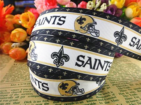 Generic 15090516, 1' ' (25mm) 10 yards sports printed grosgrain ribbons ...