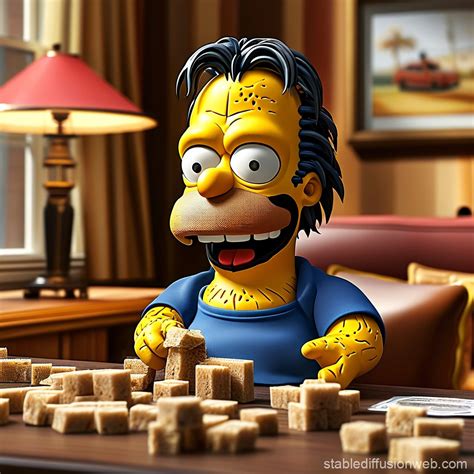 make a real life version of homer simpson make it look extremely ...