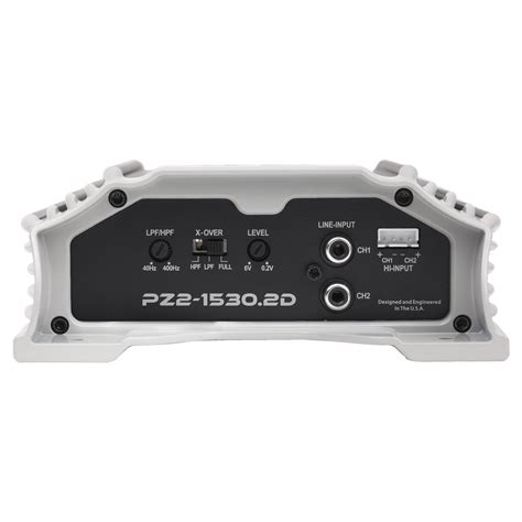 Crunch PZ2-1530.2D 1500 Watt Amplifier 2-Channel Car Audio Amplifier ...