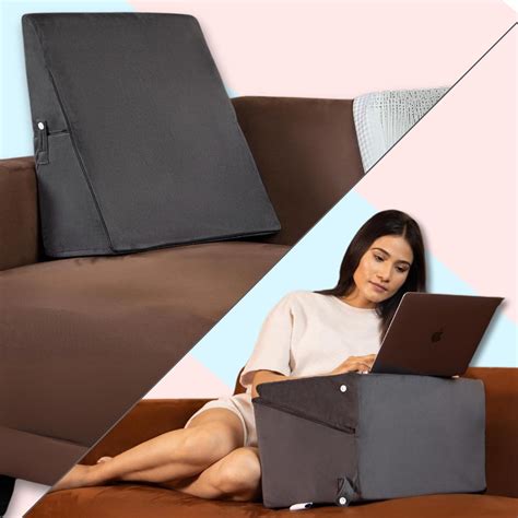 UrbanBed Dual Wedge Pillow Orthopedic Back Support Pillow - Versatile ...