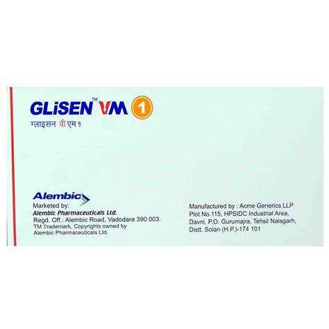 Glisen VM 1 Tablet 10's Price, Uses, Side Effects, Composition - Apollo ...