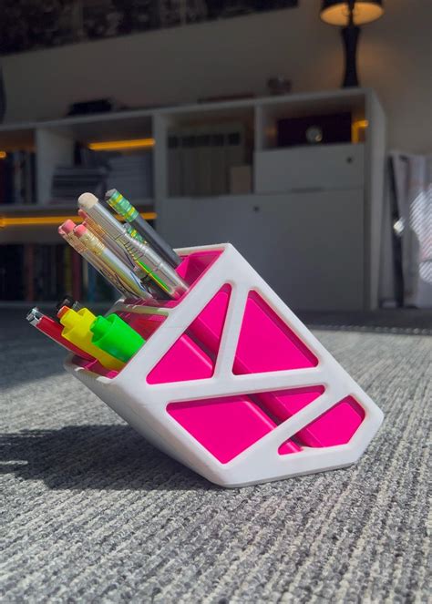 3D Printed Pencil Holder and Desk Organizer - Etsy