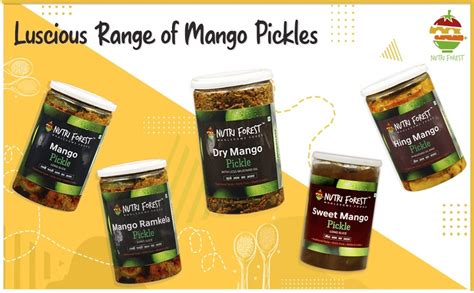 Nutri Forest Sweet Mango Pickle -400gm Meetha Aam ka Achar Homemade ...