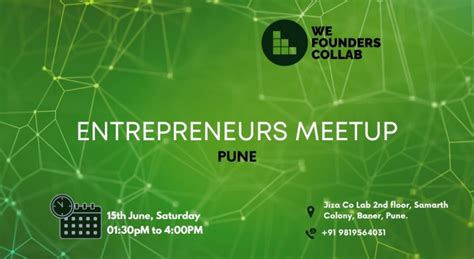 Entrepreneurs Meetup by We Founders Collab, KoDesk | CoWorking Space In ...