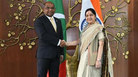 Swaraj meets top Maldivian leadership; discusses cooperation in defence ...