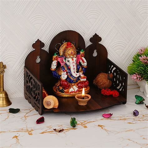 MANDIRAM LADDU Gopal JI Temple SSI Fully Small Wooden Home and Office ...