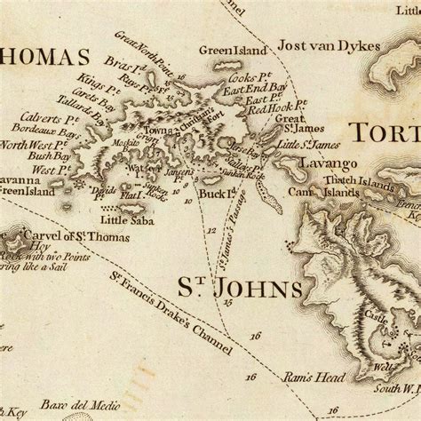1775 Map of the Virgin Islands, BVI, USVI | Battlemaps.us