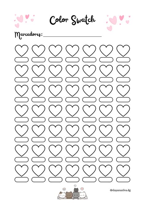 Tabela de cores para imprimir 80 cores - colors markers touch em 2025 ...