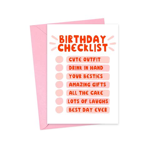 Best Friend Birthday Card Ideas
