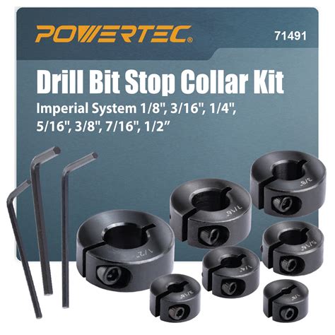 Forstner Woodworking Drill Bits 8mm Drill Bit Depth Stop Collar Ring ...