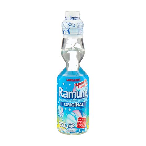 Ramune Original-Flavor Premium Carbonated Soft Drink, 6.76 fl oz