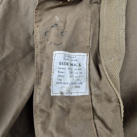 British Overalls Tank Crews – 1942 – JM-Militaria