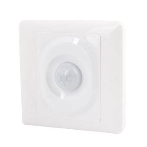 AC 110V/220V White Platic Shell PIR Motion Infrared Sensor Switch ...