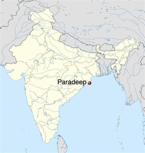 Where is paradip in india map? - Brainly.in