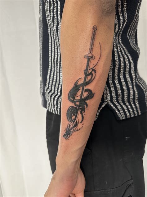 Traditional Style Sword Tattoo
