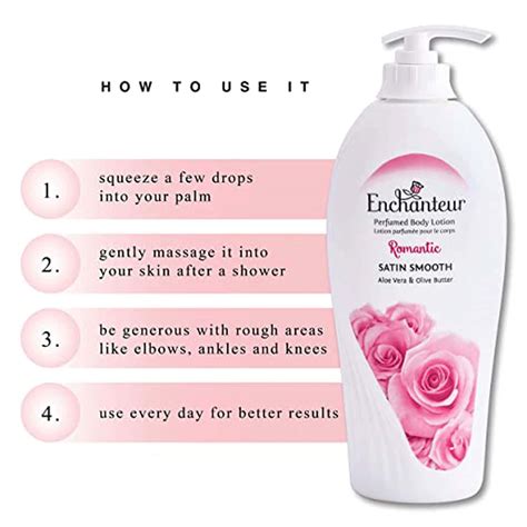 Buy ENCHANTEUR ROMANTIC PERFUMED BODY LOTION 500ML WITH ALOE VERA ...