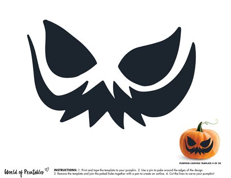 Pumpkin Faces Templates For Free