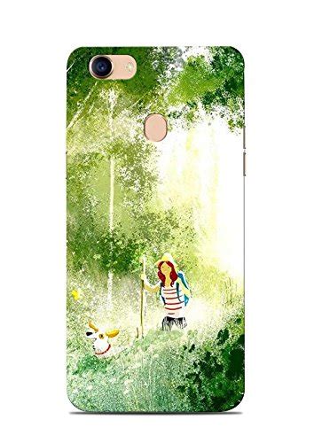 Print Station F7-5711 Girl in The Forest Printed Back Cover for Oppo F7 ...