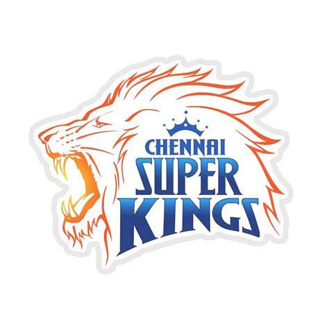 Chennai super kings logo Sticker – sticckiz.com
