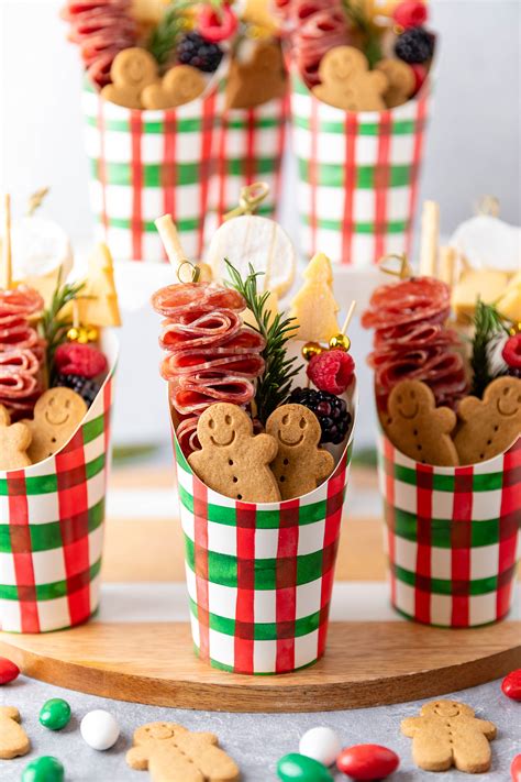 Christmas Charcuterie Cups - Easy Christmas Appetizer - No. 2 Pencil