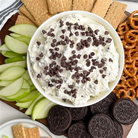 Cream Cheese Chocolate Chip Dip - Midwestern HomeLife