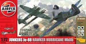 Buy Airfix A50038 1:72 Scale Dogfight Double - Junkers Ju-88/ Hawker ...