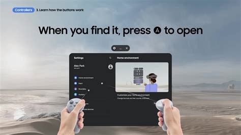 How to use Controllers Galaxy XR Samsung