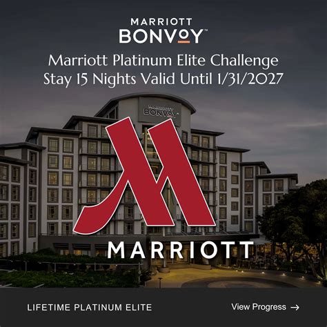 Marriott Bonvoy Platinum Status Challenge