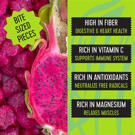 Pitaya Foods Frozen Dragon Fruit Pieces, Non-GMO Exotic Frozen Fruit ...